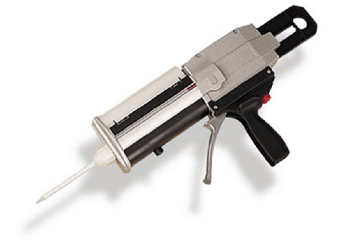 Hand, pneumatische of electrische dispensers, doseerpistool of dispnser gun voor 200ml / 400ml system cartridges